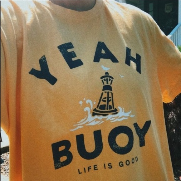 Yeah Buoy Tshirt In Yellow Xl 